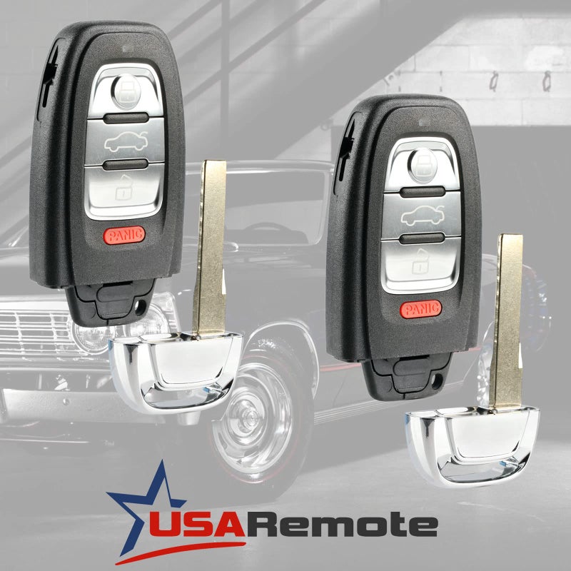 USARemote fits 2009-2016 Audi Key Fob Keyless Entry Remote (IYZFBSB802), Set of 2 - Image 2